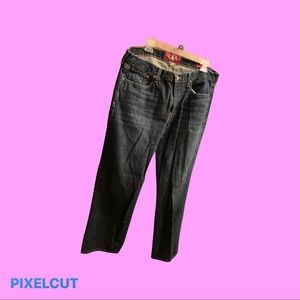 Mens Lucky Brand 361 Vintage Straight jeans 36x32